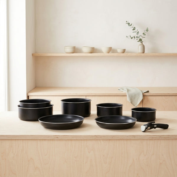 Iris - Kockkärlsset 8 Delar - Aluminium