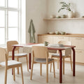 Table Meko - Grand - Auburn Red Top & Legs
