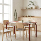 Table Meko - Grand - Auburn Red Top & Legs