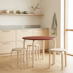 Table Meko - Petit - Auburn Red Top/Piazza Beige Legs