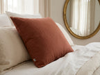 Gaïa - Pillowcase - Plain Double Cotton Gauze - Terracotta
