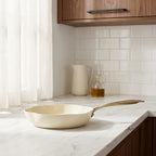 Dahlia - Stegepande - Genanvendt Aluminium - 20 cm - Beige
