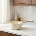 Dahlia - Casseruola - Alluminio Riciclato - 20 cm - Beige