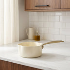 Dahlia - Casseruola - Alluminio Riciclato - 20 cm - Beige