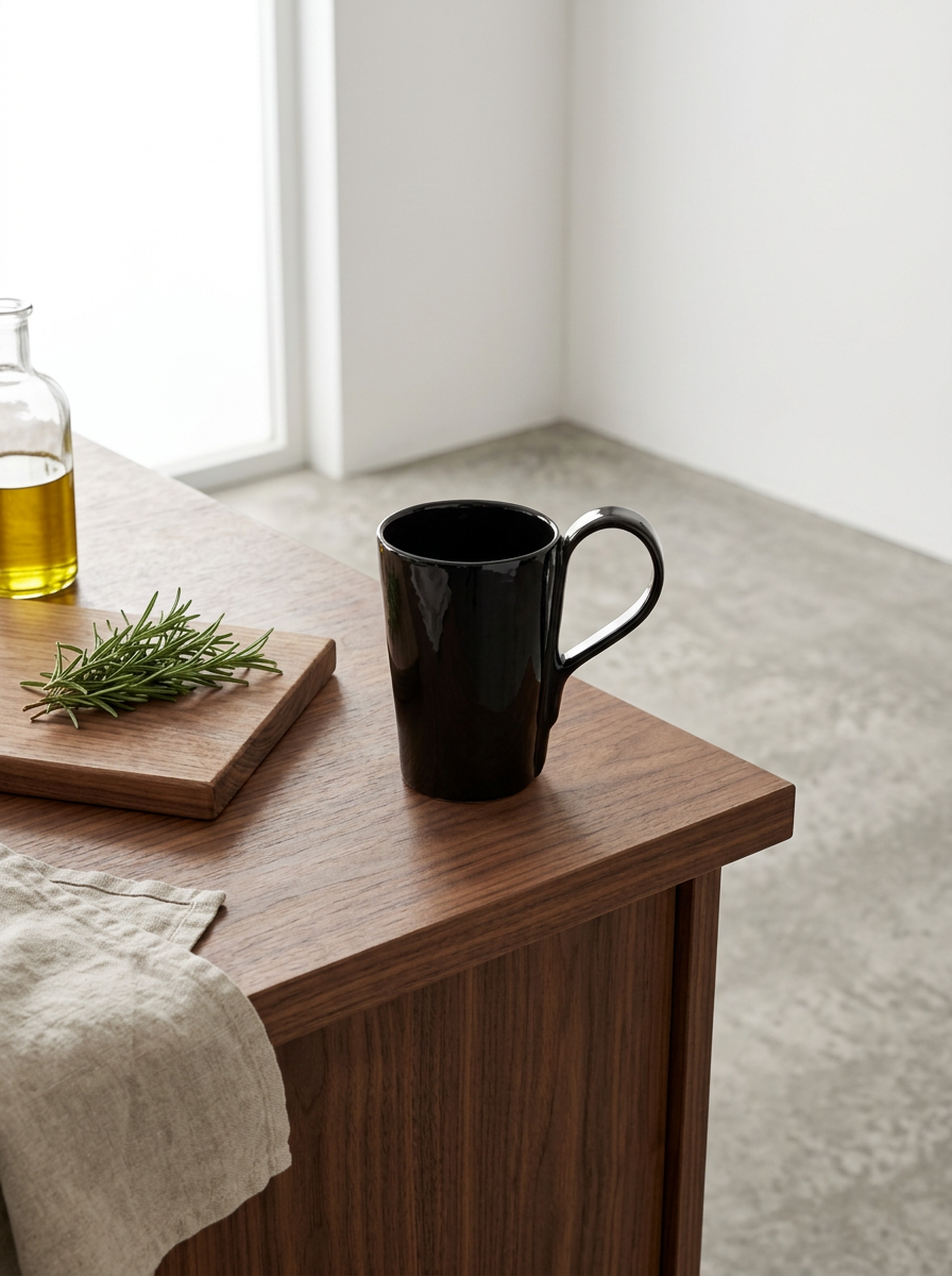 La Mère - Lot De 2 Mugs - Grès - Ébène