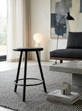 Furniture - Tabouret - S - Métal Et Bois - Noir