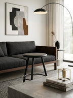 Furniture - Tabouret - S - Métal Et Bois - Noir