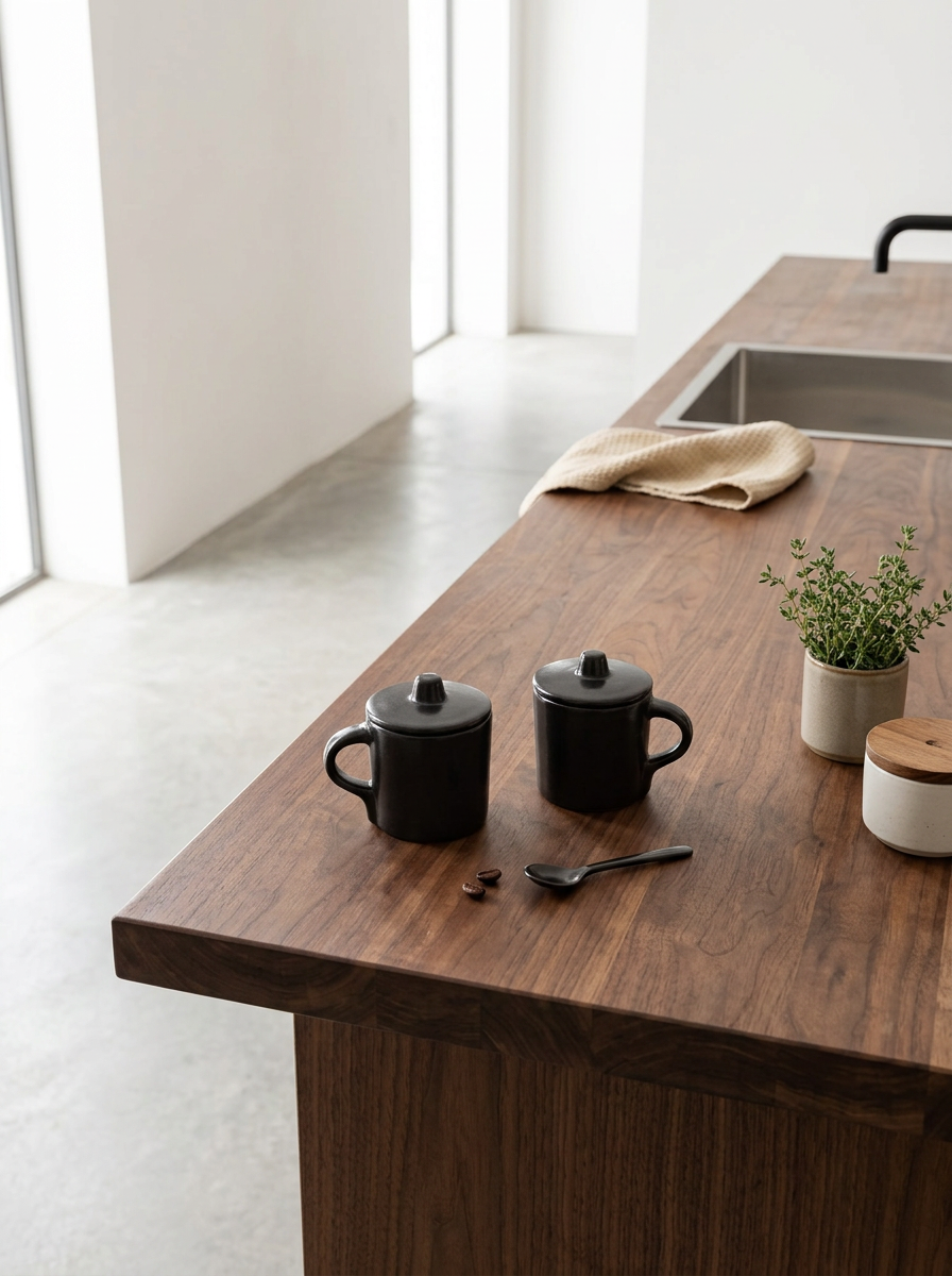 La Mère - Set De 2 Tazas De Expreso + Tapas - Gres - Ébano
