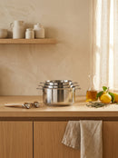 Milady Stainless Steel Saucepan Battery, For Twisty Removable Handle