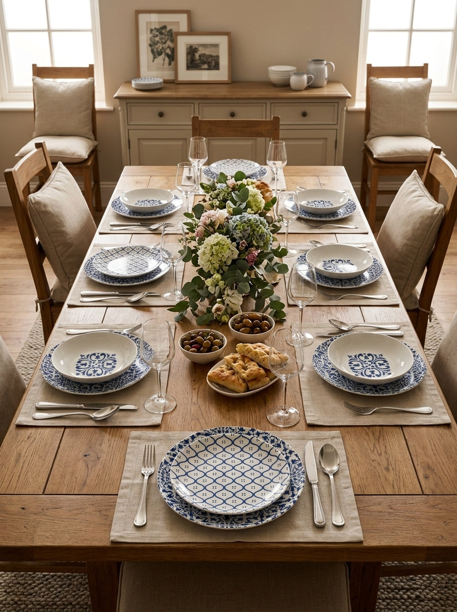 Le Maioliche - Set D'Assiettes Pour 6 Personnes