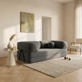 Nebula - Convertible Sofa - 3-Seater - Textured Velvet - Grey