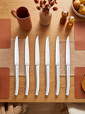 Aladin - Set of 6 Steak Knives - Stainless Steel - Inox