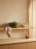 Round Casserole Dish with Lid - Green