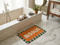 Tapis De Bain "Bisous" Orange