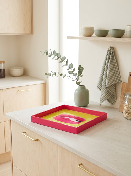 Mykonos - Square Macaron Tray - PVC