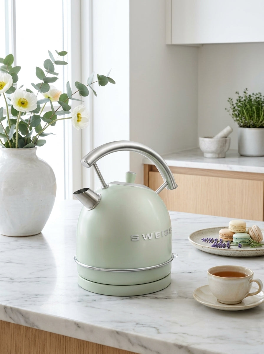 Vintage Kettle - Green - 1.8L