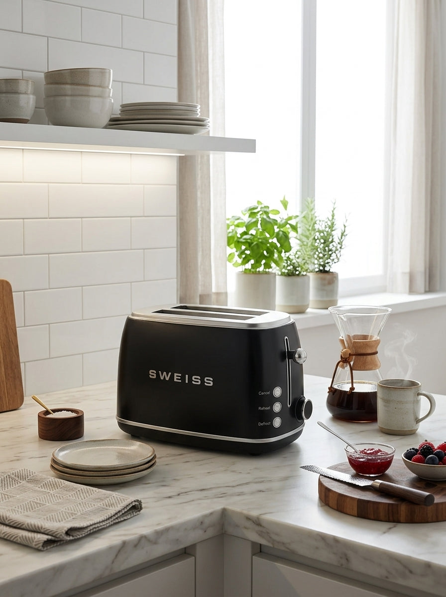 Vintage Toaster - Black