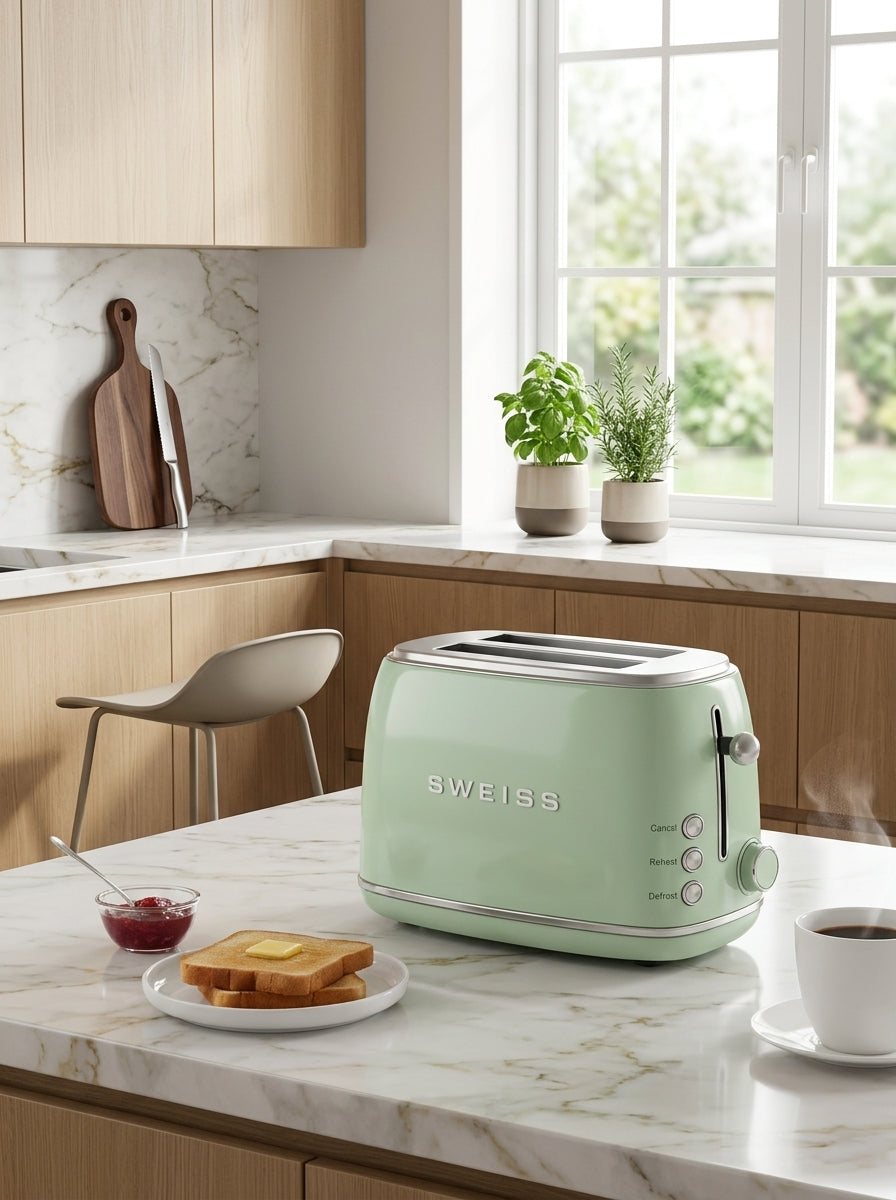 Vintage Toaster - Green