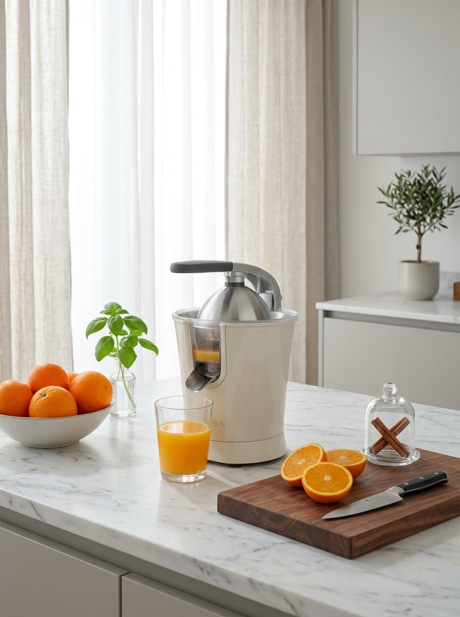 Electric Citrus Press - Beige