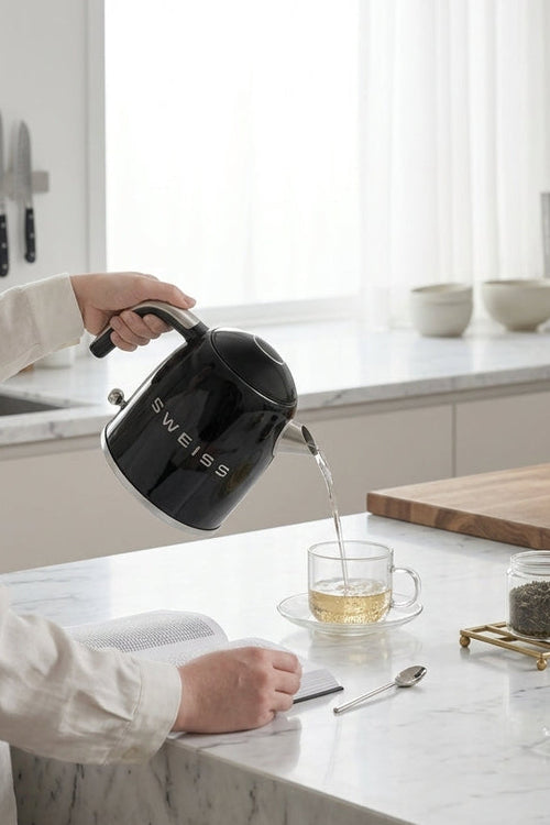 Bouilloire Vintage - Noir - 1L