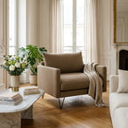 Villabon - XL Armchair - Fabric - Flecked Caramel