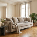 Villabon - 4-Seater Sofa - Velvet - Beige