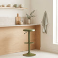 Isaac - Tabouret De Bar Réglable H61 - Métal - Vert kaki