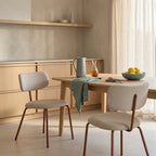 Travis - Set di 2 sedie - Tessuto e metallo - Beige