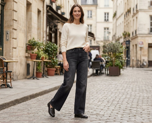 Jeans S3 Coupe Large - Noir