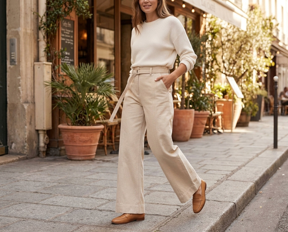 Pantalon Es Dilem - Beige