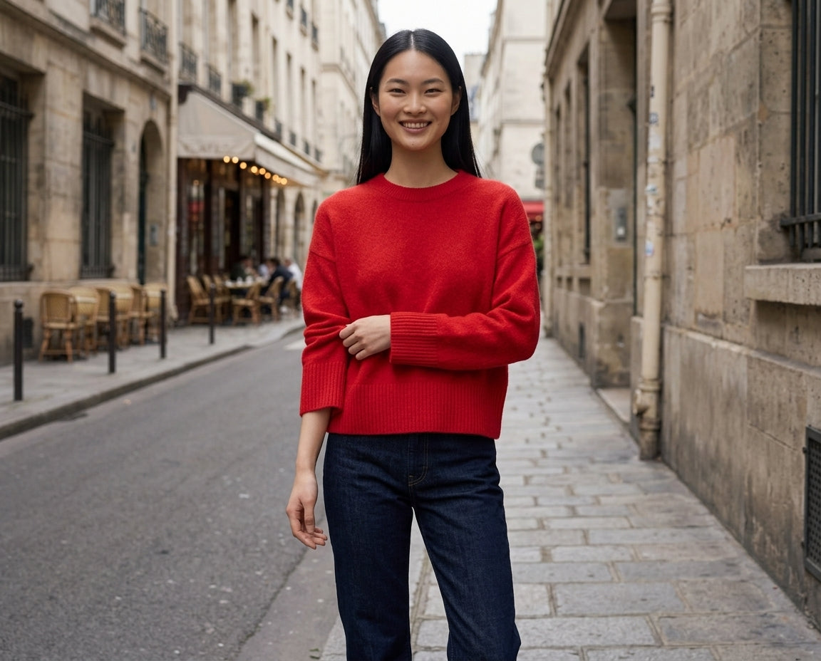 Pull Pa Ginette - Rouge