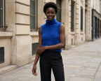 Top St Eden En Mohair Mélangé - Bleu