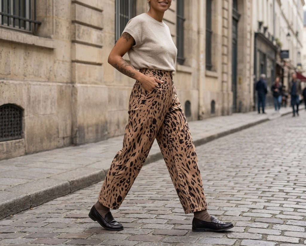 Pantalon X Wild Leo - Beige