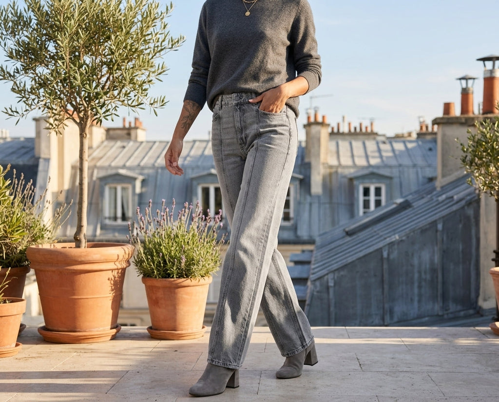 Jeans S3 Point Cut - Gris