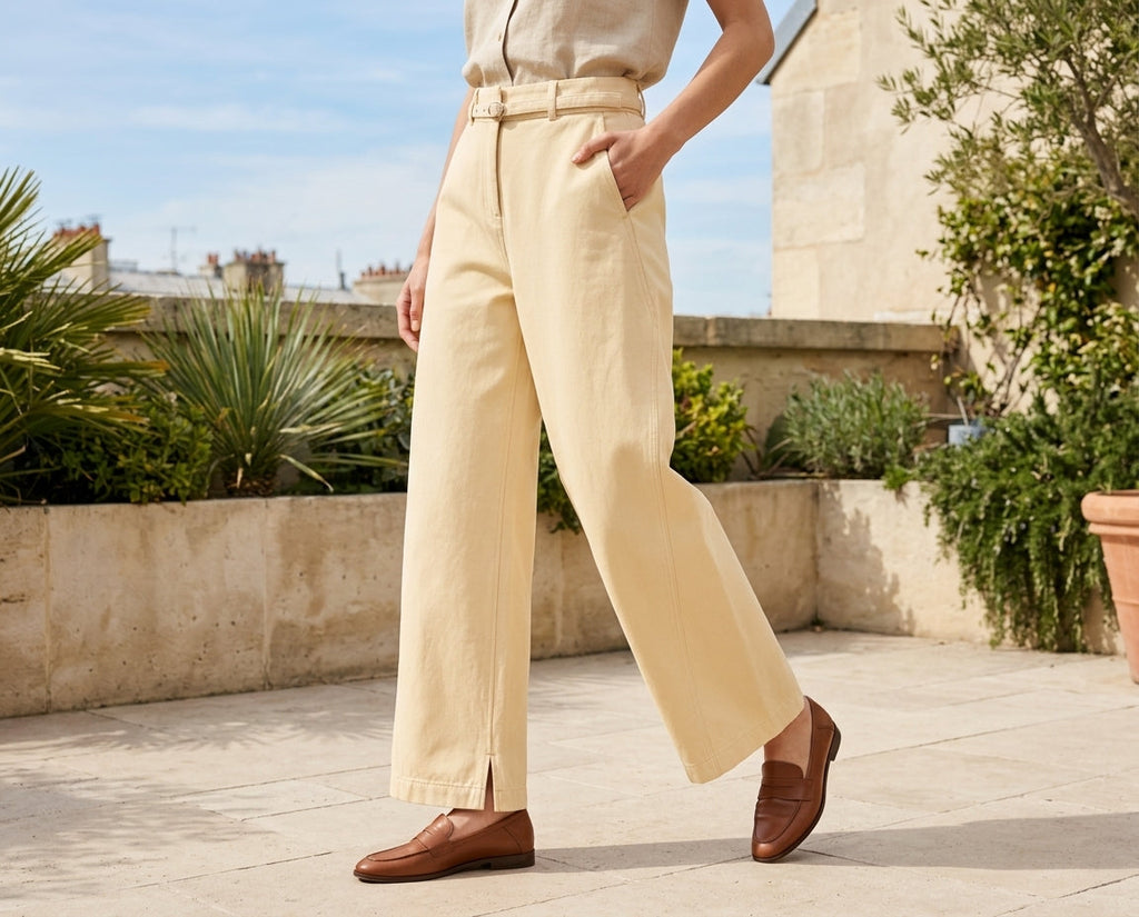 Pantalon Es Daliha Trs - Jaune