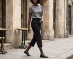 Pantalon Es Coline Capri Trs - Noir