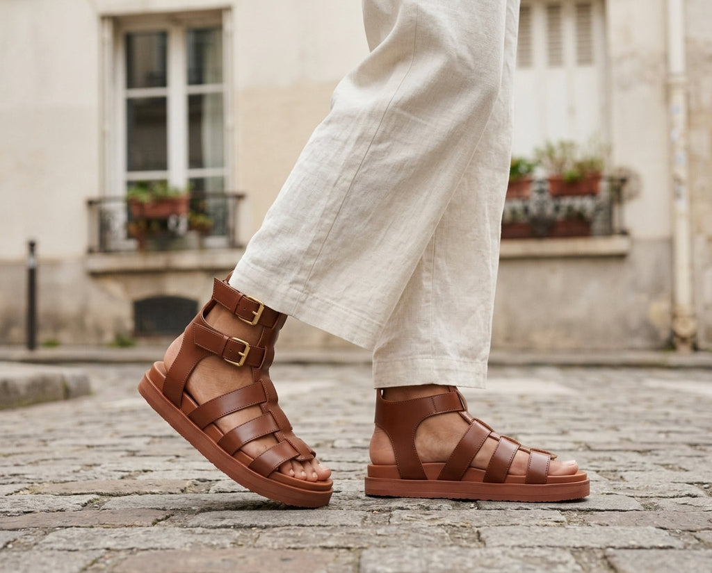 Chaussures Plates Farrah Summerflat - Marron