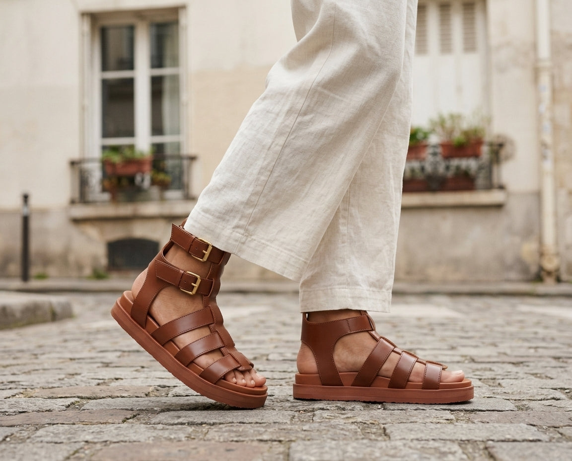 Chaussures Plates Farrah Summerflat - Marron