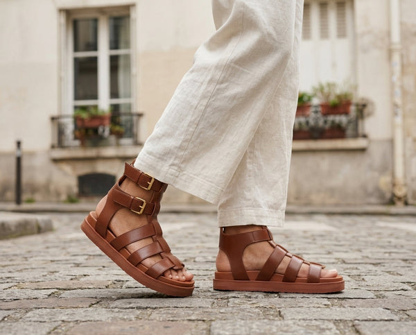 Chaussures Plates Farrah Summerflat - Marron