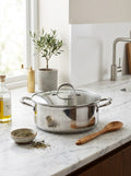 Cazuela 28cm Con Tapa - Acero Inoxidable - Inox