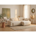 Constance - Sofá Rinconero Reversible - Con Arcón - 4 Plazas - Tela - Beige