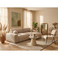 Constance - Sofá Rinconero Reversible - Con Arcón - 4 Plazas - Terciopelo - Beige