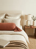 Taie De Traversin Gaze De Coton - Uni Terracotta 02