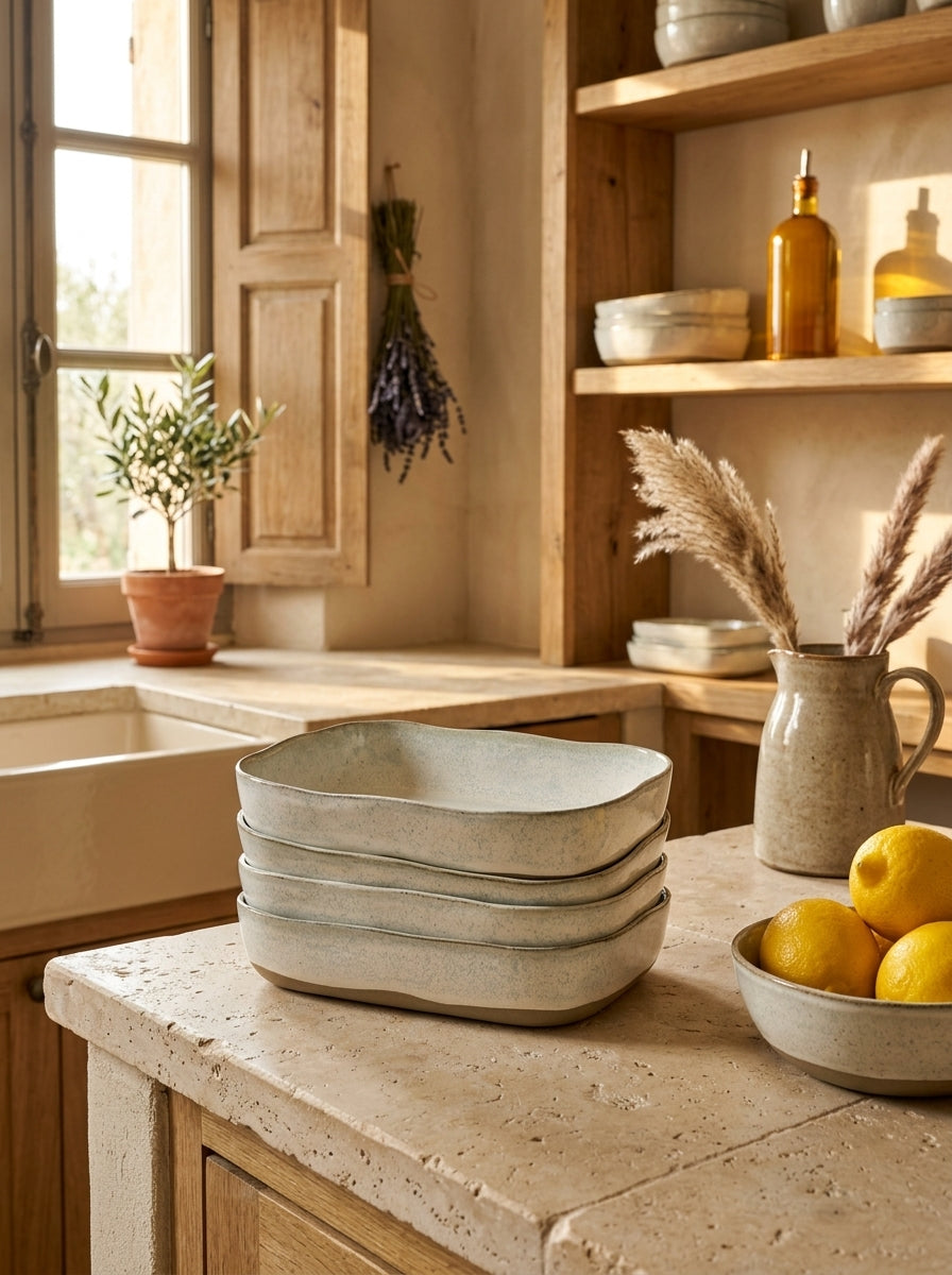 La Nouvelle Table - 4 Assiettes Creuses N°5 L - Off White - Merci