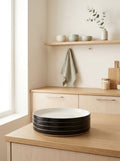 Passe-partout - 4 Assiettes Basses L - Noir - Vincent Van Duysen