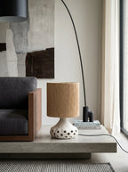 Oya - Lampe De Table N°1 Beige - Brun - Sophie Casier