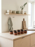 Terres De Rêves - 8 Mugs S - Rust/Dark Blue - Anita Le Grelle