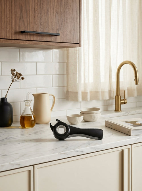 Aperto - 5 in 1 Bottle, Can and Jar Opener - Black/Grey