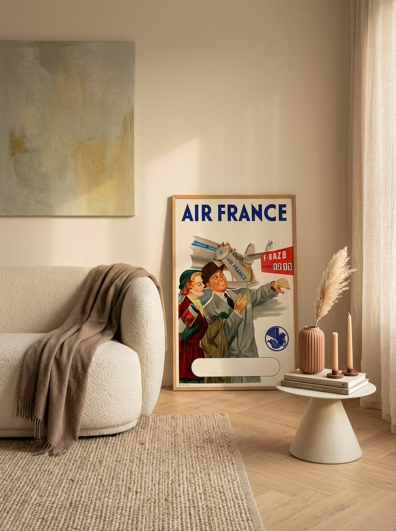 Air France - Pannonceau Horaire A163