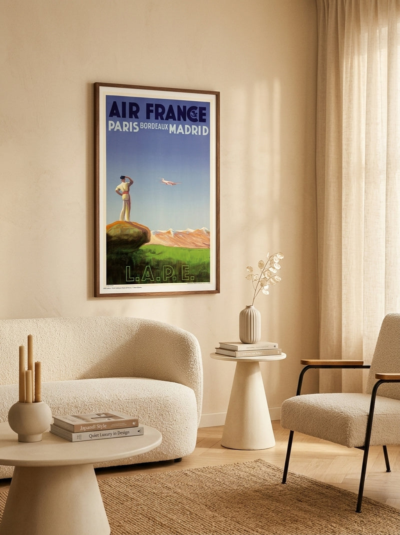 Air France - LAPE Paris -Bordeaux -Madrid A156
